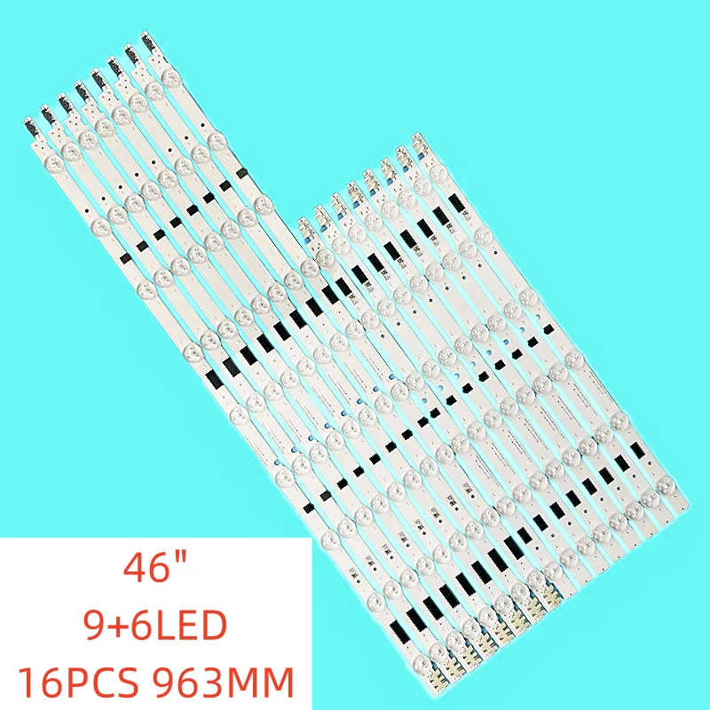 16pcs/set New LED Backlight Strip for Samsung UE46F5070 UE46F6475 UE46F5000 UA46F5000 UA46F8000 UE46F6400 UE46F6510 UN46F6300