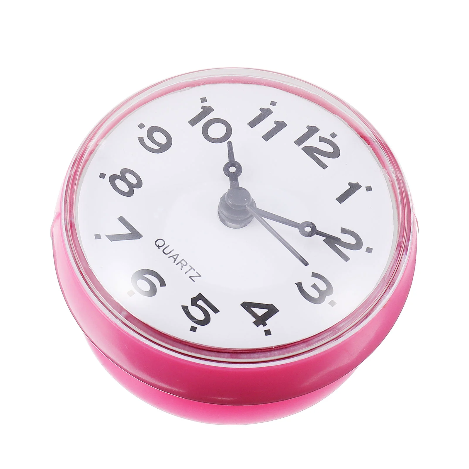 Sucker Clock Anti-fog Waterproof Wall Silent Bathroom Digital Clocks Small Operated Tub Hanging Watch