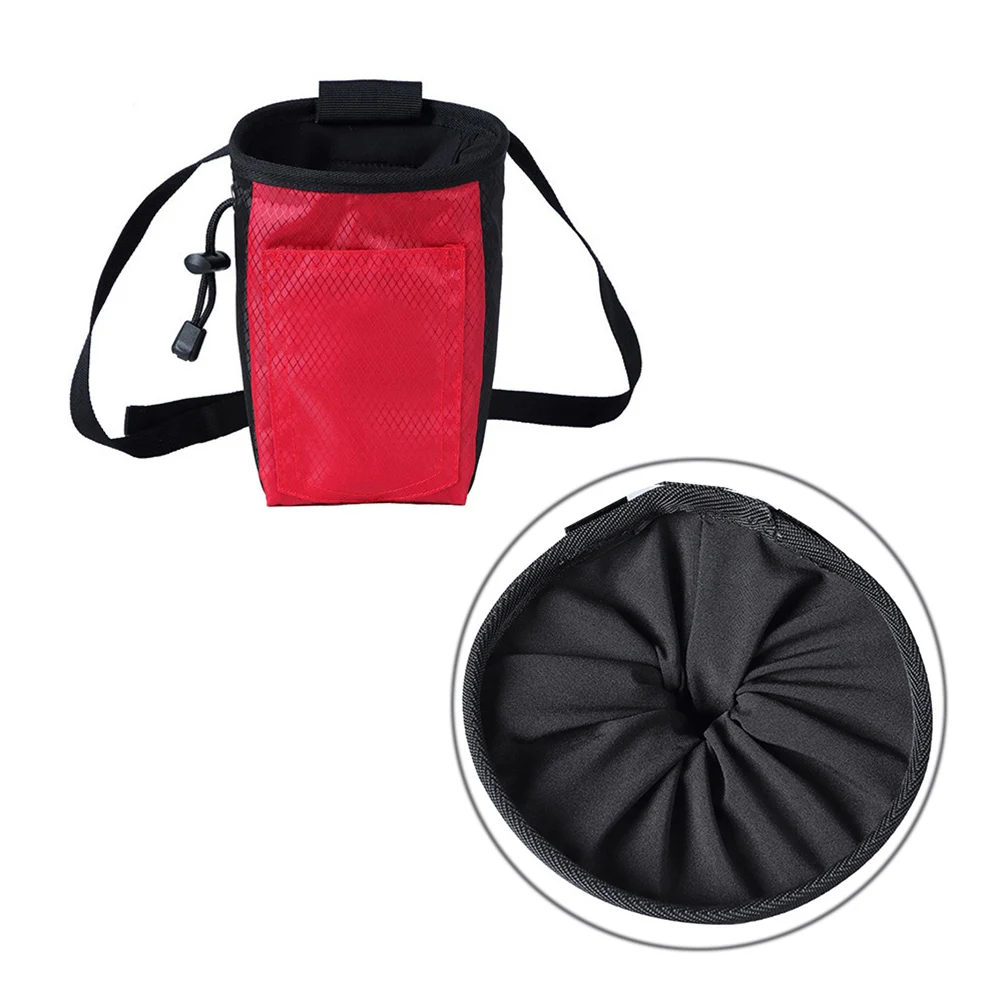 

Climbing Powder Bag Anti-Slip Lining Wear-Resistant Water-Resistant Storage Bag Quick-Adjust Buckle Portable Bouldering