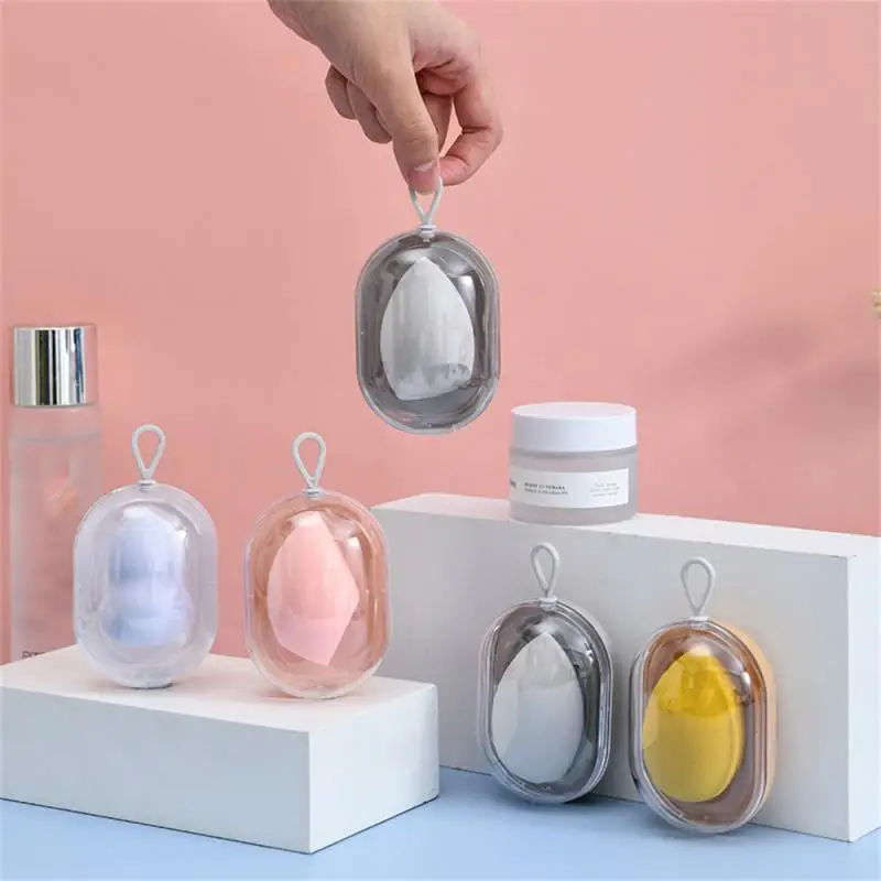 Capsules spatiales de maquillage, nouveau Style, boîtes de rangement anti-poussière pour œufs, transparentes et respirantes, accessoires de maquillage pour femmes, outils de beauté, 1 à 5 pièces