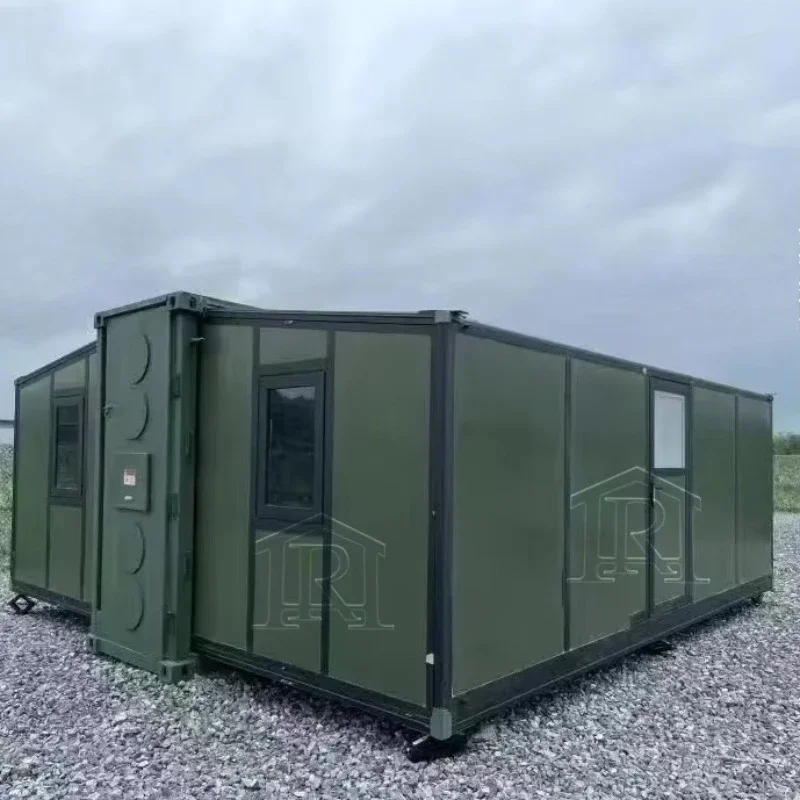 20ft Slide Out Expandable Folding Low Cost Prefabricated Portable Modular Prefab Container House Homes