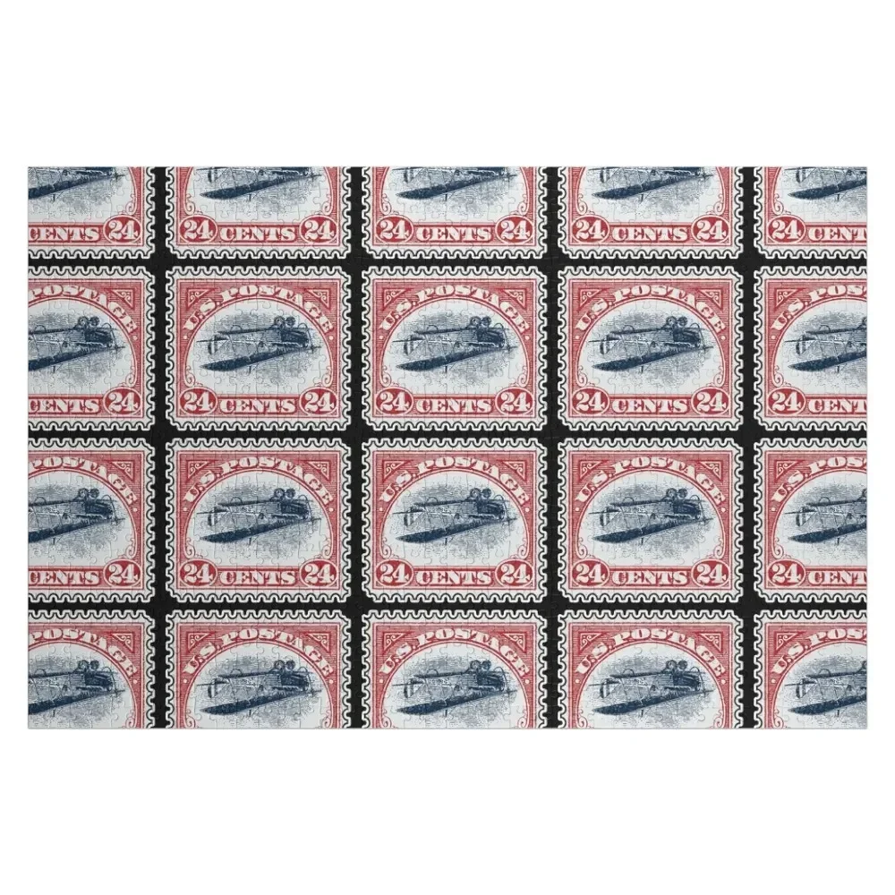 Inverted Jenny Jigsaw Puzzle Custom Wooden Name Scale Motors Personalized Photo Gift Personalized Child Gift Puzzle