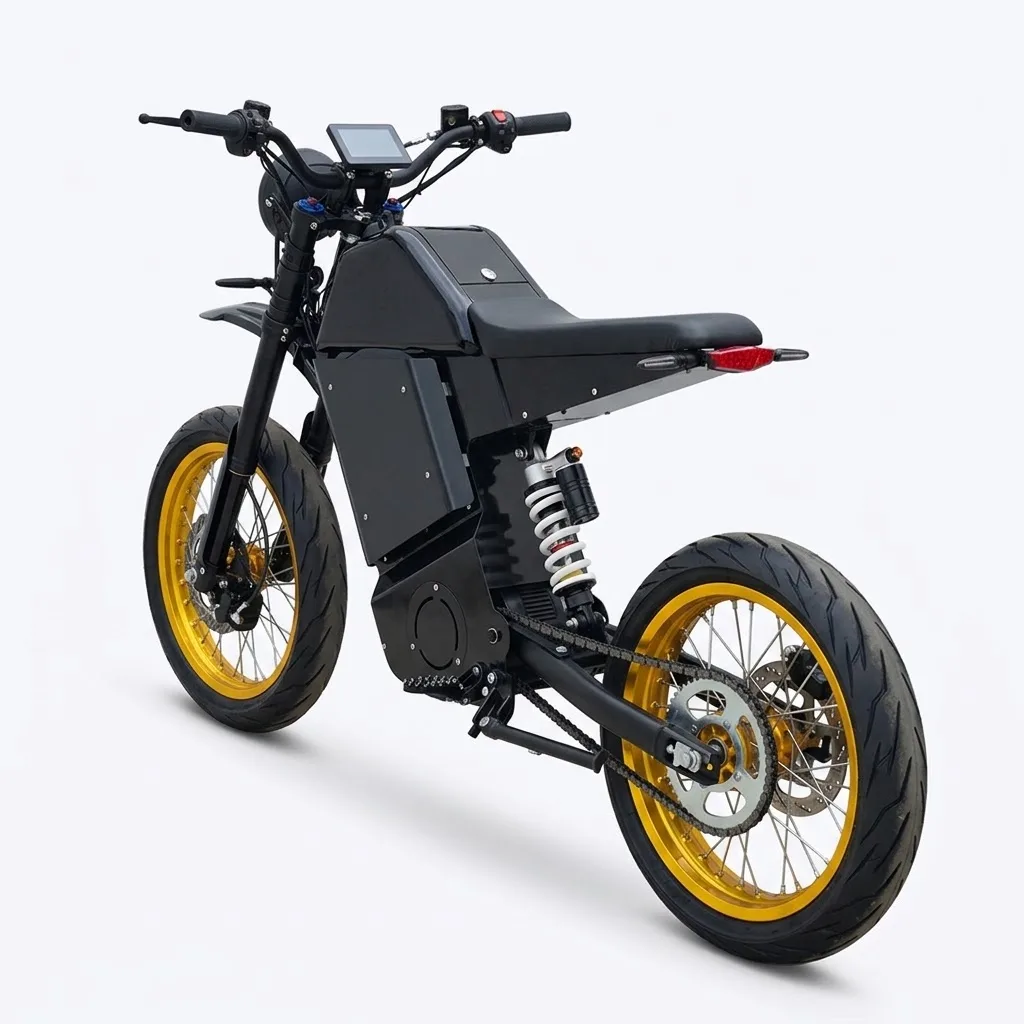 Premium 16KW Mid Drive Electric Motorcycle 100km/h Top Speed 150km Range Adjustable Suspension High Performance Street E-Bike
