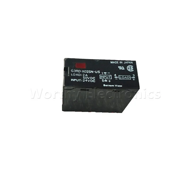 Free shiping     10pcs/lot Electronic Components Solid State Relay 24V 2A DIP 4Pin G3RD-X02SN-US