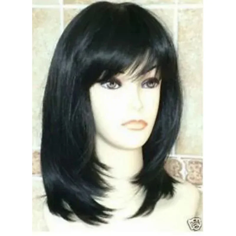 Fashion Bla Wig Hair New Short Cosplay Party Wig