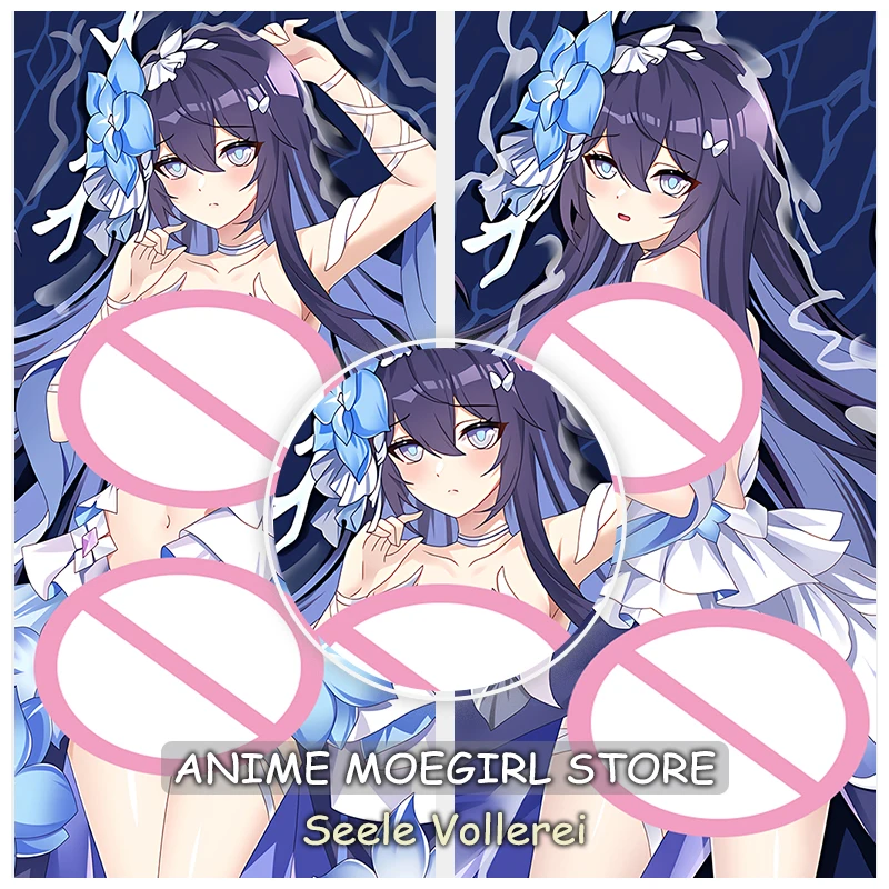 Game Honkai Impact 3Rd Seele Vollerei Dakimakura Anime Pillowcase 3D Double-Sided Printed Pillow Case Otaku Custom Cushion Cover