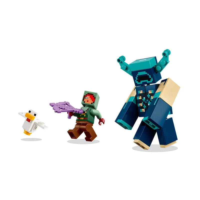 لعبة مكعبات بناء ليجو ماين كرافت سيريز 21274 باتل ساوند جارديان لعيد الأطفال هدية #5