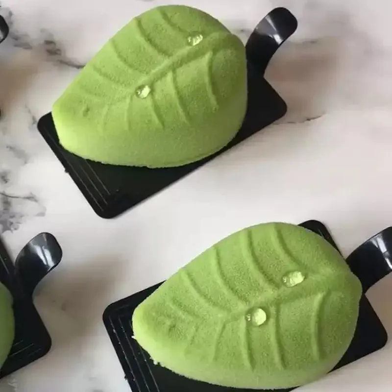 6Tree Leaf Three-dimensional Mousse New Chinese Afternoon Tea Dessert Tea Dim Sum Silicone Baking Cake Creative Abrasives