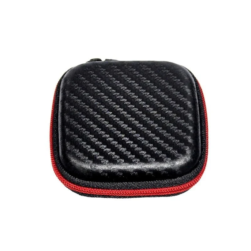 Fone de ouvido Armazenamento Estojo, Hard Bag Box for Earphone, Headphone Acessórios, Earbuds Memory Card, USB Cable Case