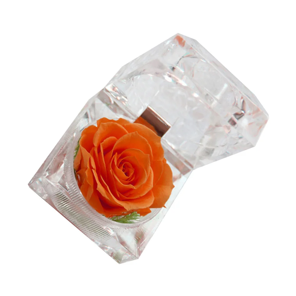 1 stuks geschenkdoos bewaarde bloem romantische decoratie voor altijd bloeiende roos voor slaapkamer kantoor studie Valentijn