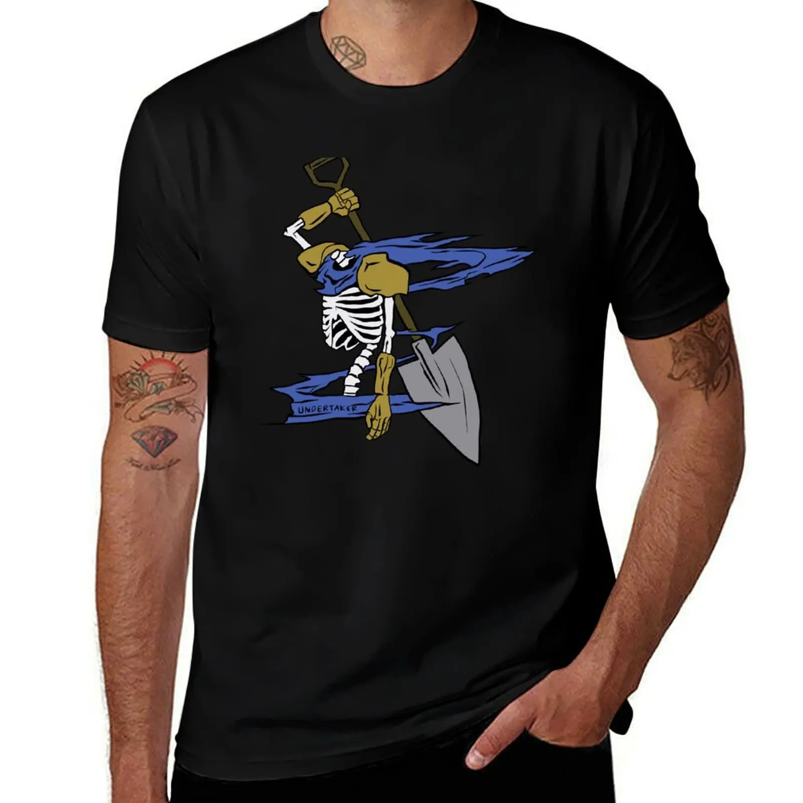 

86 Eighty Six Shinei Nouzen Shin Undertaker Juggernaut Mark Headless Skull T-Shirt plain new edition slim fit t shirts for men