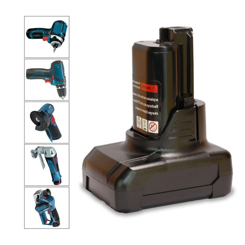 Batteria di ricambio 12V li-ion 6000mAh BAT420 per Bosch BAT420 BAT411 BAT412 BAT413 BAT414 batteria 10.8V utensili elettrici a batteria