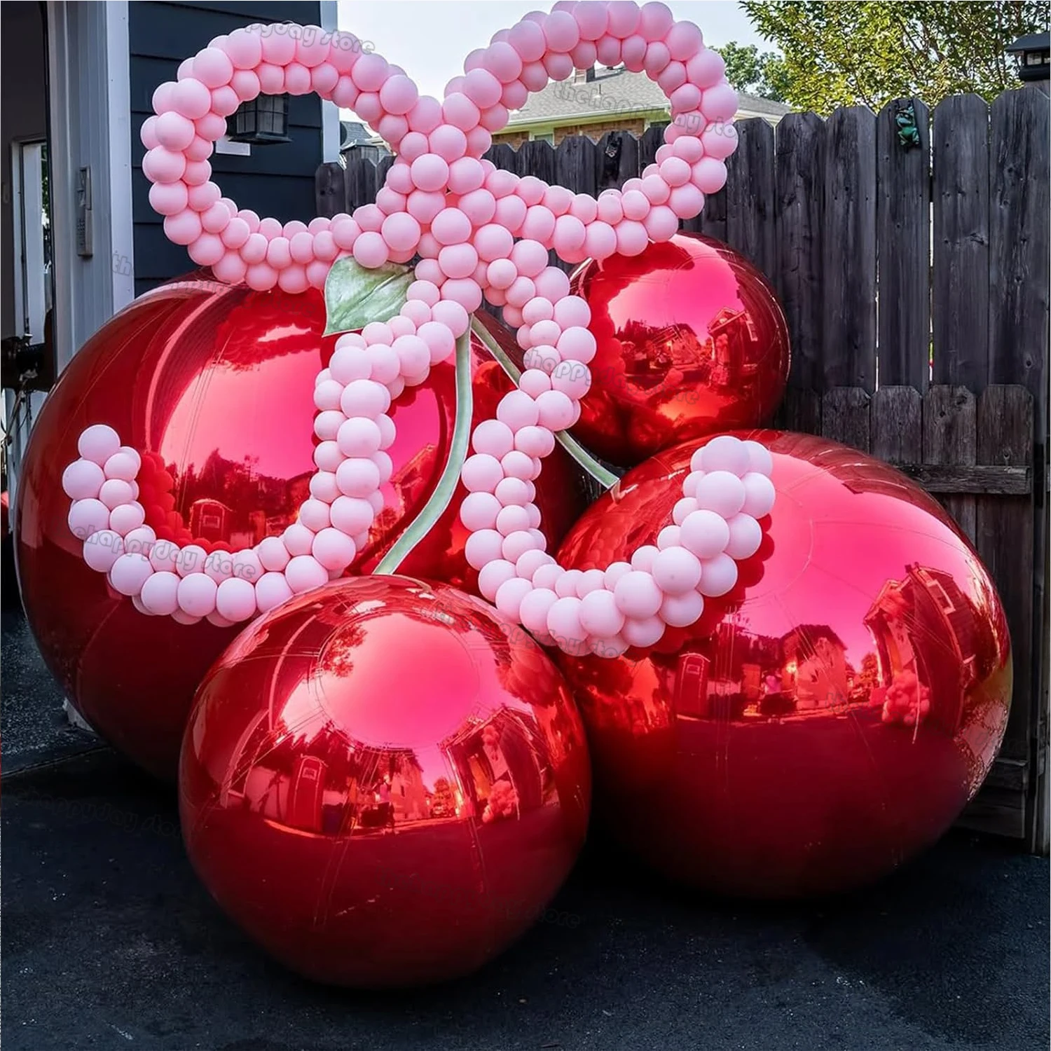 70-10inch Red 4D Round Foil Balloons 4D Mylar Ball Balloons Metallic Red Foil Balloon for Birthday Wedding Christmas Party Decor