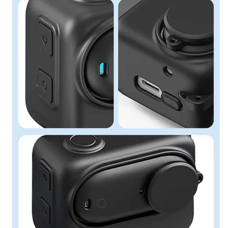 Аксессуары для Insta360 GO 3/GO3S, мягкий чехол + крышка объектива, резиновая силиконовая силикагелевая защита корпуса для Insta 360 go3S