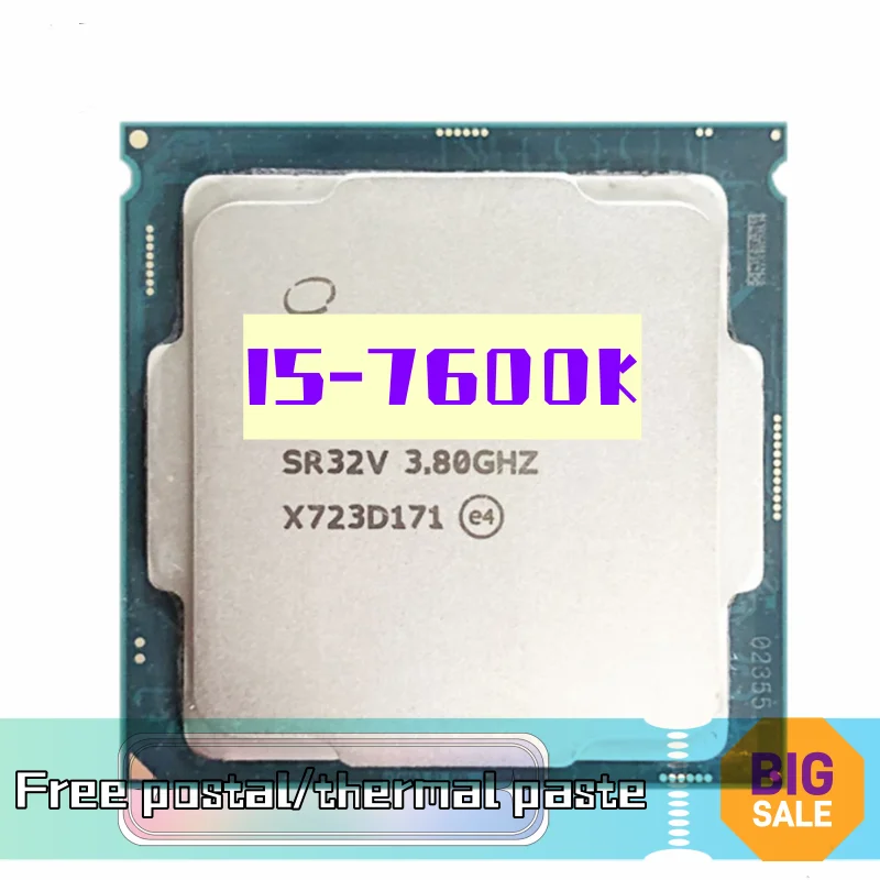 

Core i5-7600K i5 7600K 3.8 GHz Quad-Core Quad-Thread CPU Processor 6M 91W LGA 1151