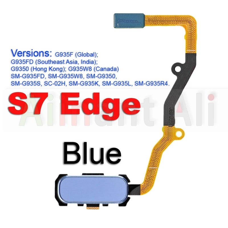 AiinAnt Back Home Button Touch ID Key Fingerprint Sensor Flex Cable For Samsung Galaxy S7 Edge G930 G930F G935 G935F