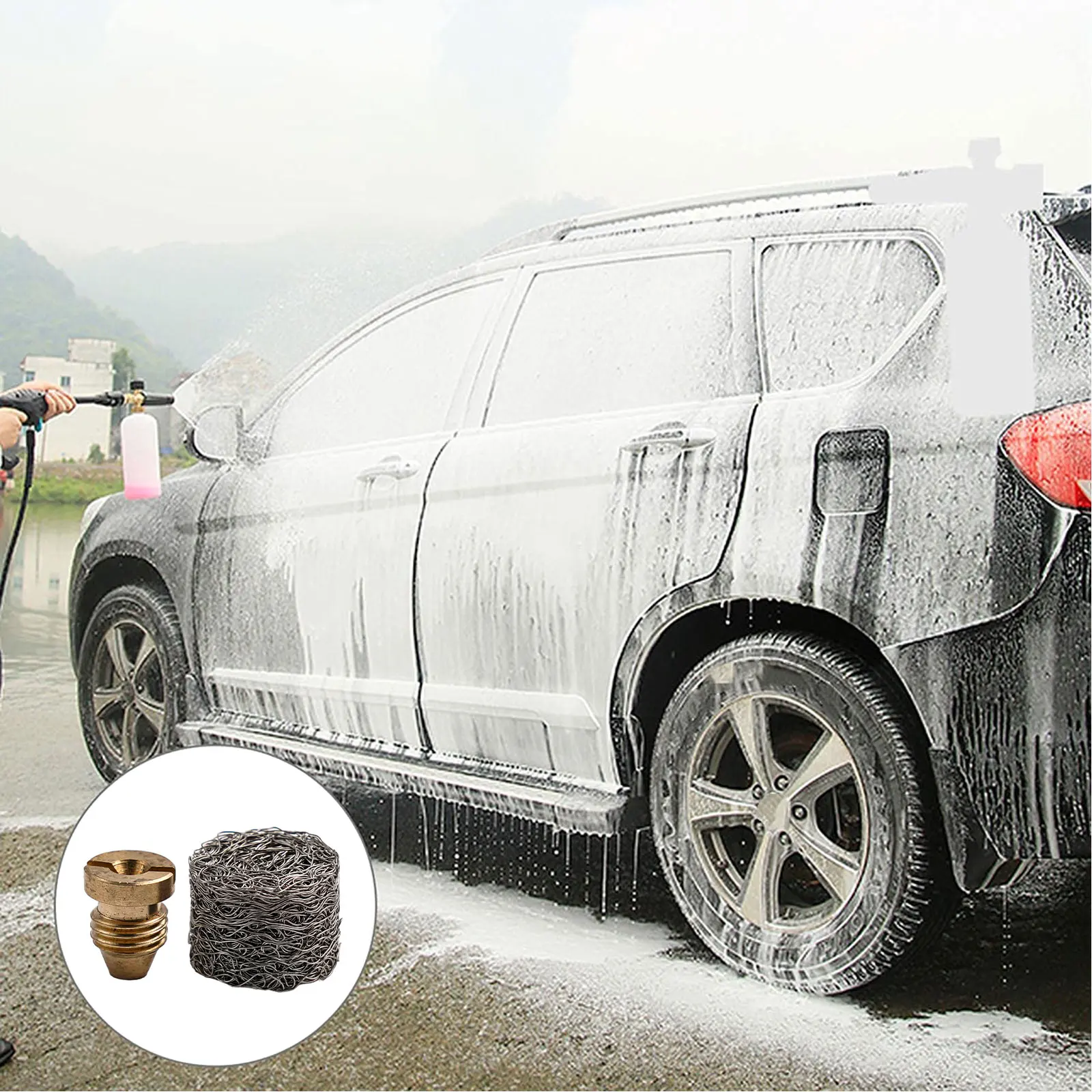 Washing Toolset Four High Performance Foam Spray Attachments With Necessary Filtering Options as Standard Equipment