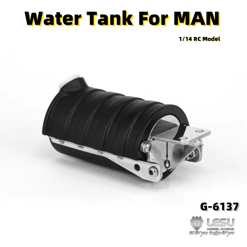 Plastikowy zbiornik na wodę wysokiej jakości czarny G-6137 do 1/14 Tamiya RC Man zdalnie sterowany przyczepa wywrotka części DIY