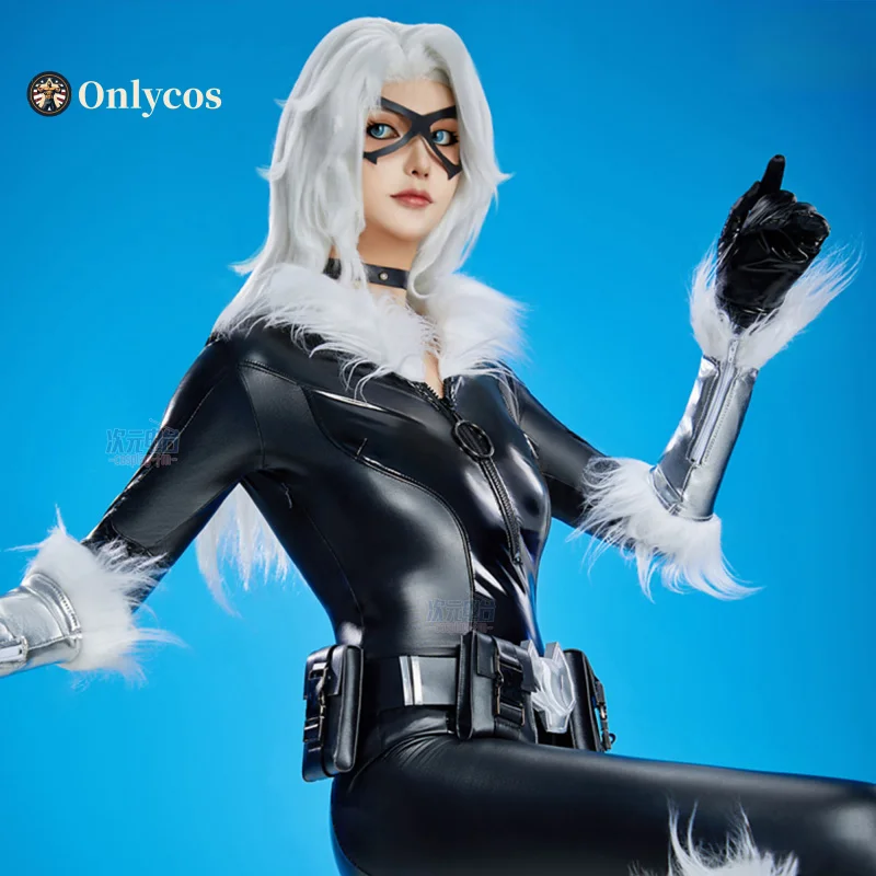 

Игра Felicia Косплей Костюм Черный Кот Униформа Аксессуары Опора Хэллоуин Вечеринка Ролевая Игра Наряд Женский Onlycos