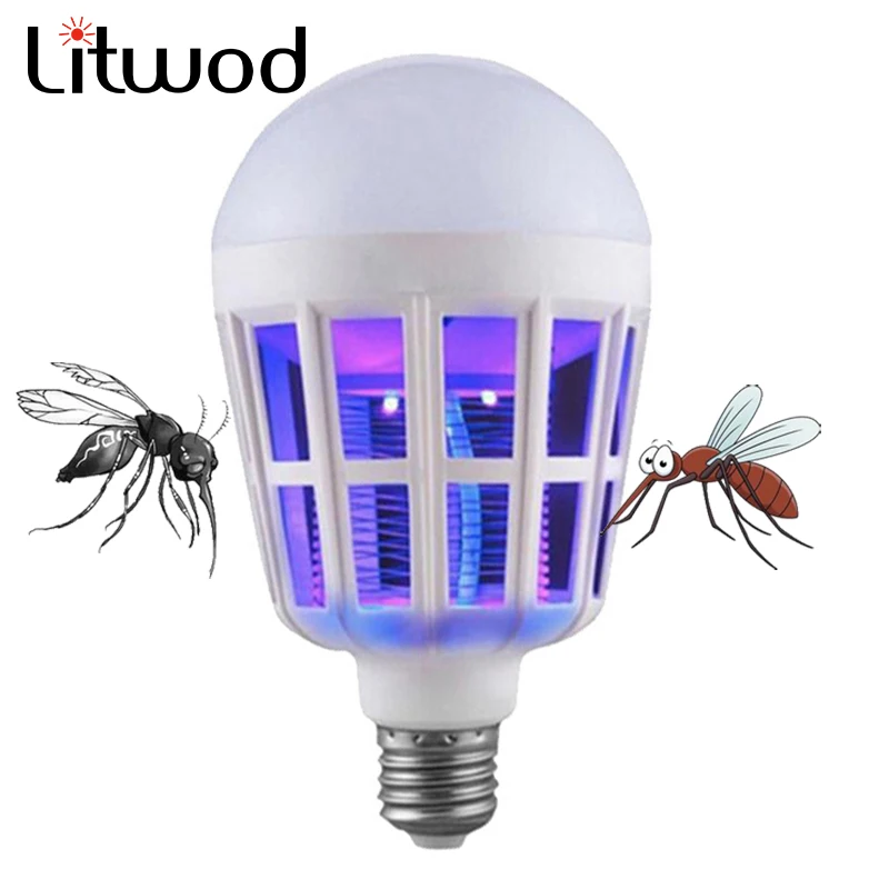 Anti Mosquito Lamp Led Bulb Uv Lighting Killer 220v 110V White Bulbs Control Dual-purpose 3 Stage Switch Emergency Electric