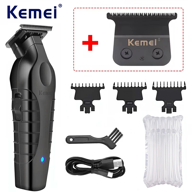 Kemei KM-2299 USB Fast charging Clippers Barber Machine 1200MA Rechargeable Cordless Hair Trimmer Electric Hair Clipper