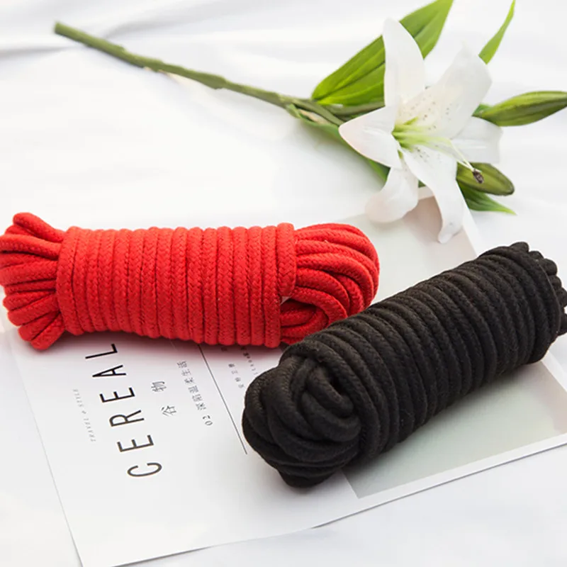 Soft Cotton Rope BDSM Bondage Shibari Restraints,Rope Cord Binding Binder Restraint, SM Play Adult Sex Toys For Couples chastity