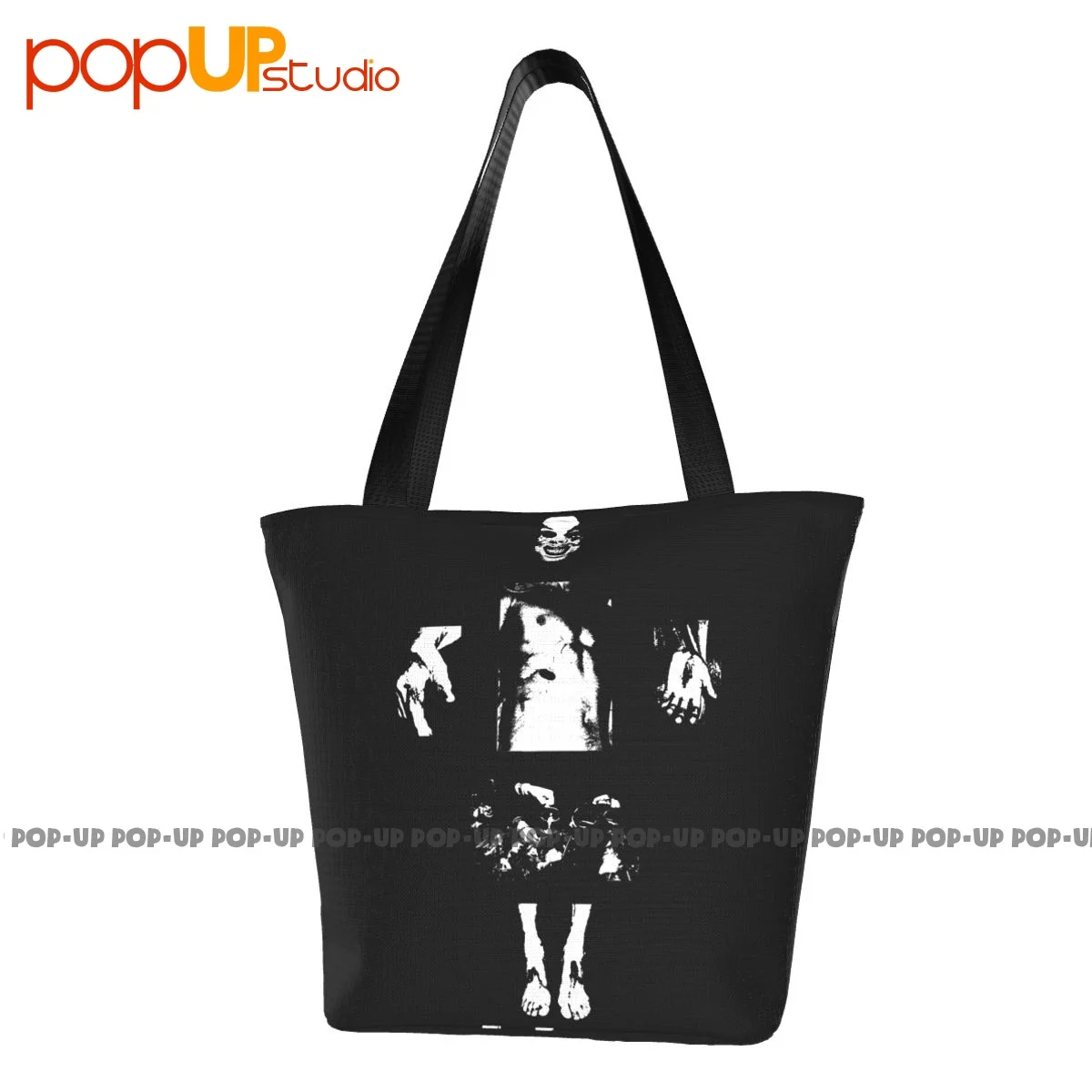 Aphex Twin Afx Cute Handbags Polyester Shopping Bag Tear-Resistant