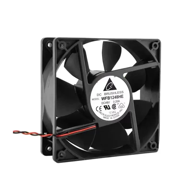 Delta 12038 48V 0.20A WFB1248HE 12CM DC Fan Chassis Cabinet Cooling Fan