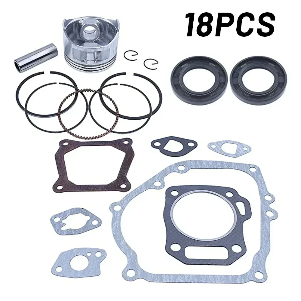 68mm Piston Ring Gasket Oil Seal Rebuild For GX200 168F 5.5/6.5HP 2-3.5kw 4-Stroke Gasoline Generator Trimmer Engine Motor