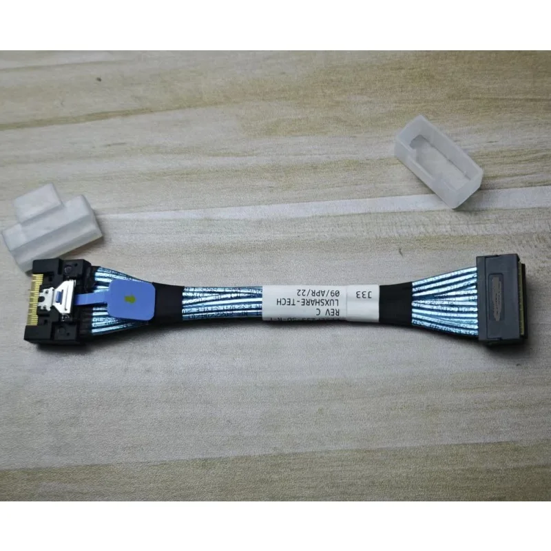 LP Slim SAS SFF-8654 To SFF-8654 8i NVMe Connection Data Cable 15cm 12901924