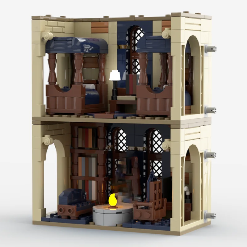 

Популярная модель фильма Moc, строительные блоки, обычный набор для комнаты, модель, технология, кирпичи, сделай сам, сборка, игрушки, набор для заключения, подарки