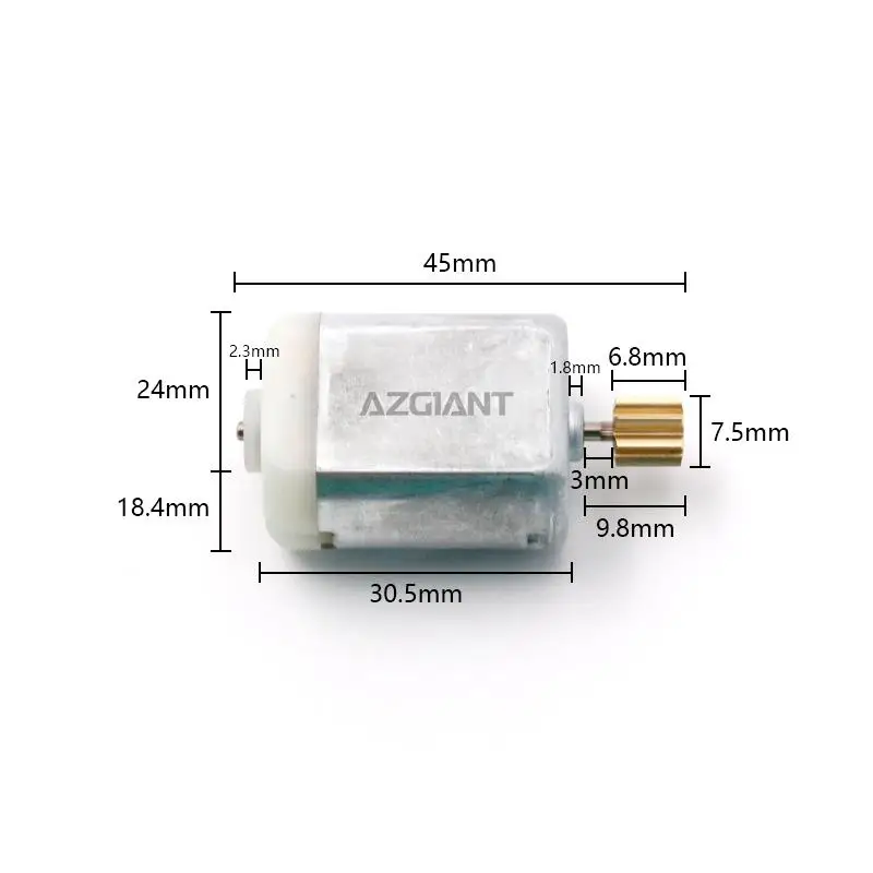 AZGIANT car Door Lock Actuator Motor for Honda Accord MK5 1994-1997 Shuttle 1995-1999 Pure copper wire 8T voiture accessories