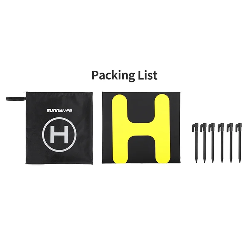 A56G-Sunnylife for Inspire3 Mavic3 Pro وسادة هبوط احترافية كبيرة مقاومة للماء مع مجموعة ترماك أظافر أرضية 110 سم #4