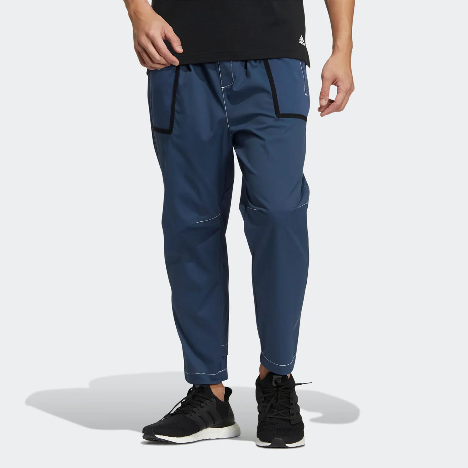 

Официальные сезонные новые мужские тканые длинные брюки Adidas серии Wuji HM7470