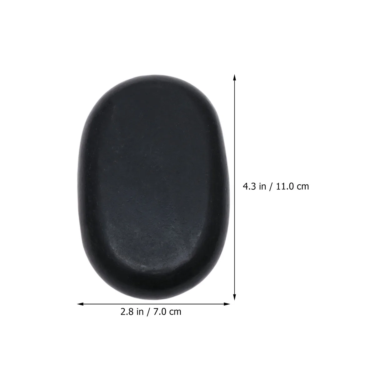 

Volcanic Stone Massage Stones Natural Black Spa Finish For Hot Stone Massage Body Treatment