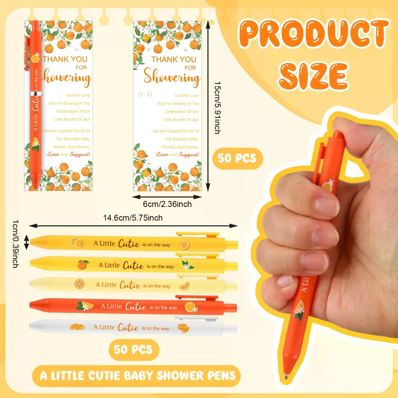 

50 комплектов сувениров для детского душа. Подарки для гостей включают 50 шариковых ручек. 50 поздравительных открыток с благодарностью. 50 сумок из органзы. Сувениры для душа.