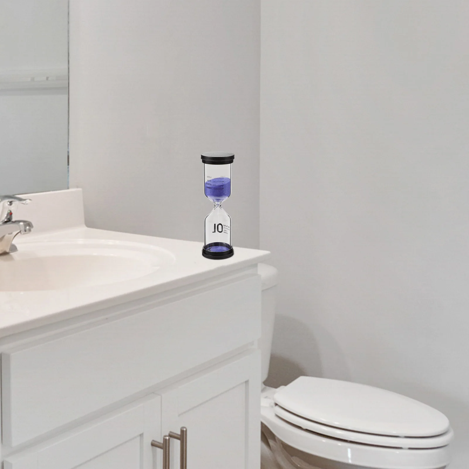 

2Pcs Hourglass Timer 10-Minute Sand Timer for Bath Cooking Playtime Reusable Multifunctional Decorative Desk Ornament Household