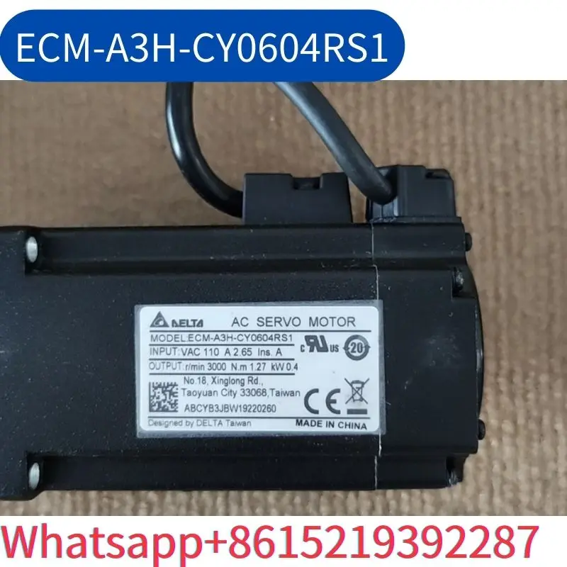 Servomotor Delta de segunda mano, ECM-A3H-CY0604RS1, 400W, probado, ok