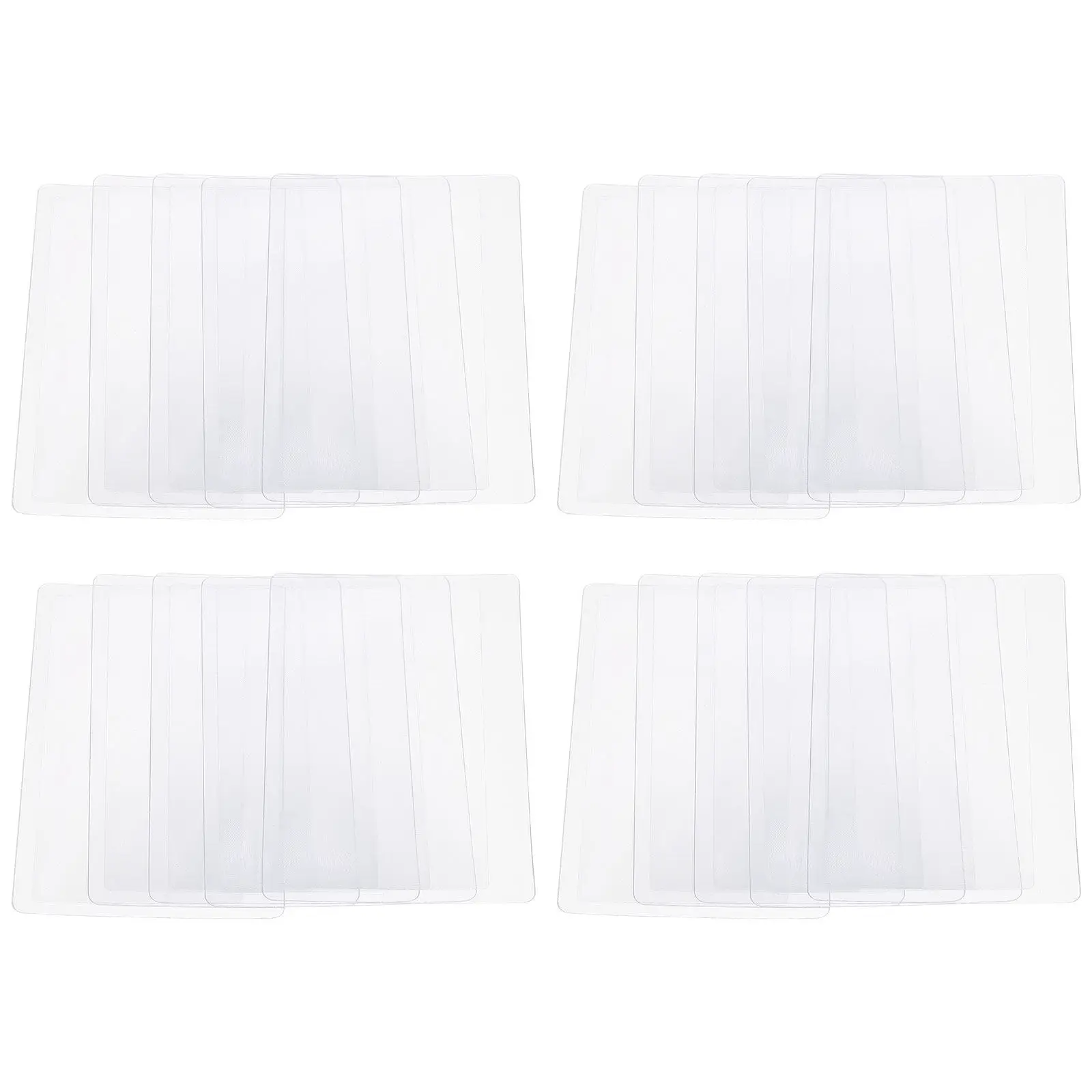20Pcs Credit Card Magnifying Glass 3X Page Magnifier for Reading Books Magazines Maps Elderly Adults Wallet Friendly