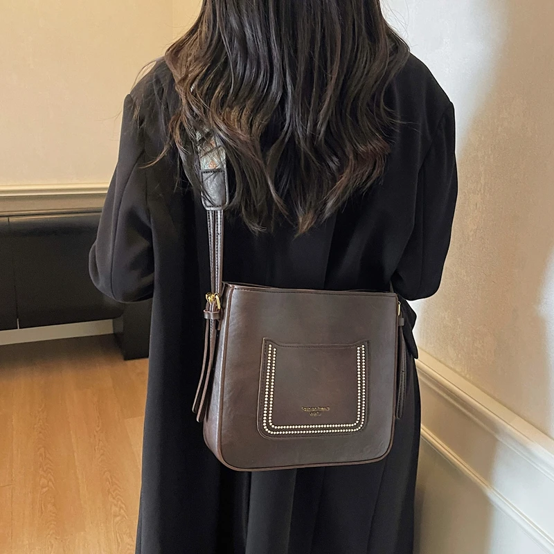 

Elegant Women’s Leather Classic Fashion Shoulder Crossbody Designer Tote Bag Luxury Handbag For Daily Updated City Style