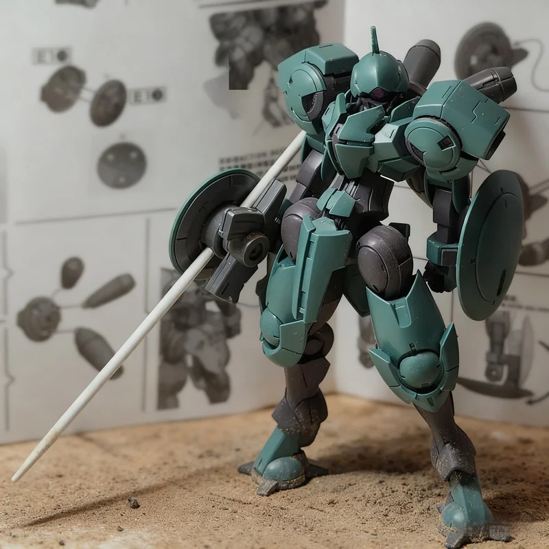 HG 1/144 HEINDREE CFP-010 A Bruxa de Mercúrio Mech Kit de modelo de montagem Figuras de ação Decoração de mesa Boneca Menino Brinquedo Presentes