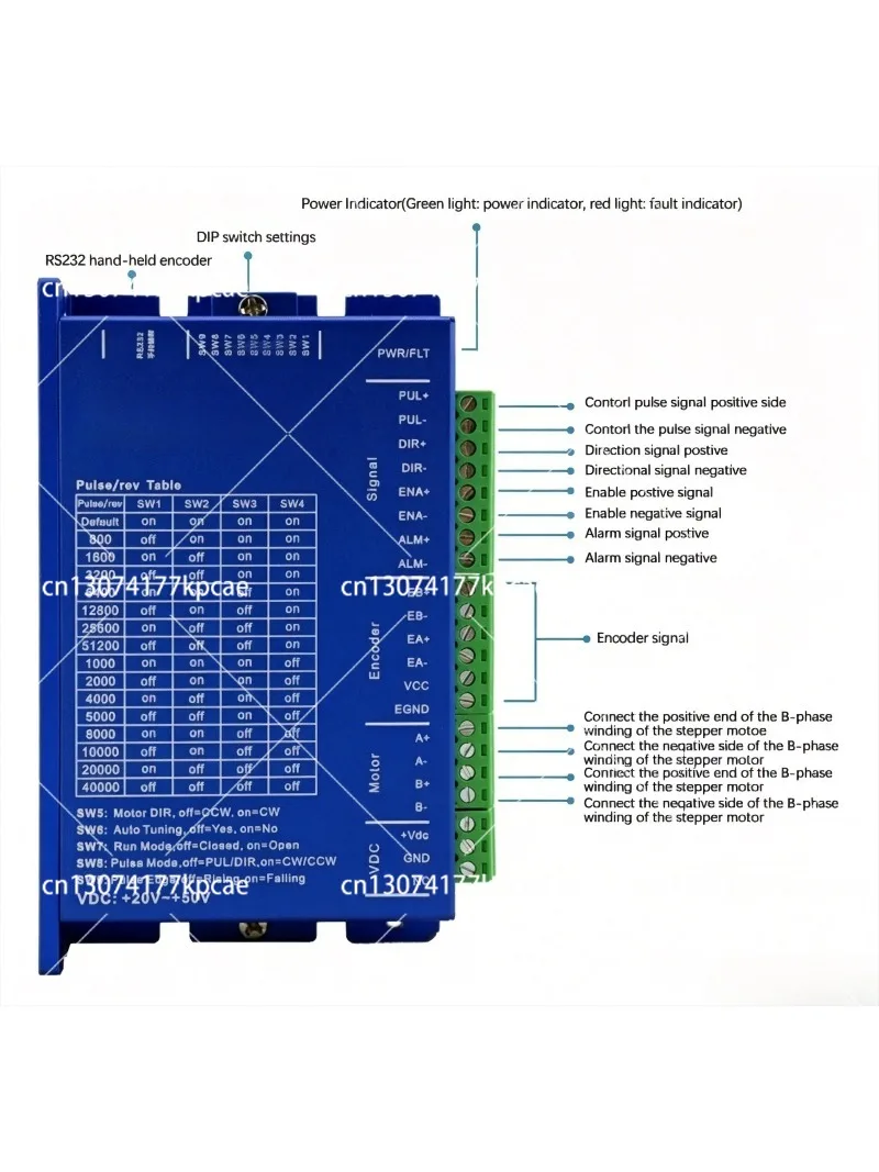 2 Phase Closed Loop Stepper Motor Nema23 2Nm Driver Kit