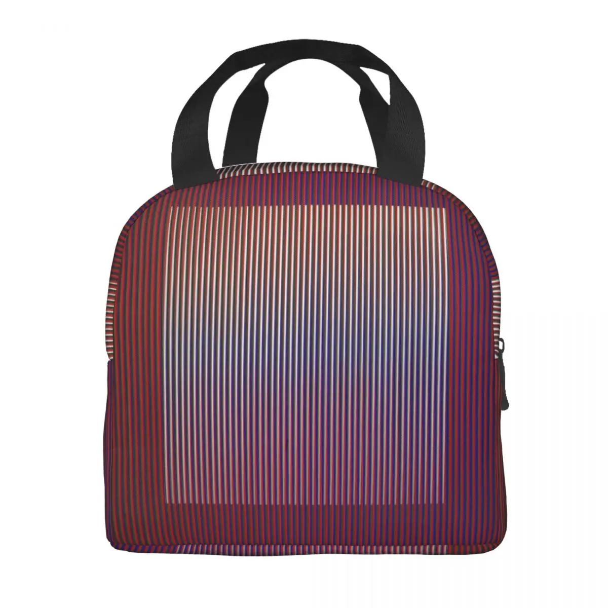 Benutzerdefinierte Carlos Cruz Diez isolierte Lunchtasche für Damen, wiederverwendbar, Phlegromie-Kühler, Thermo-Lunchbox, Büro, Arbeit, Schule