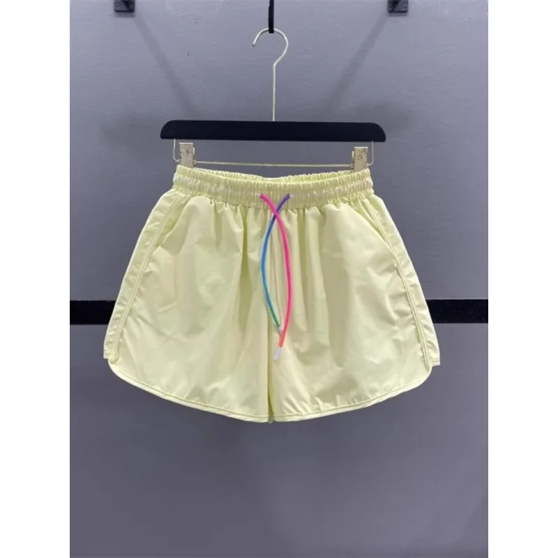 

Qui-Dry Sport orts for Women Summer Thin Dstring A-Line Hot Pants Slimming Effect Active Wear Ladies Fashion