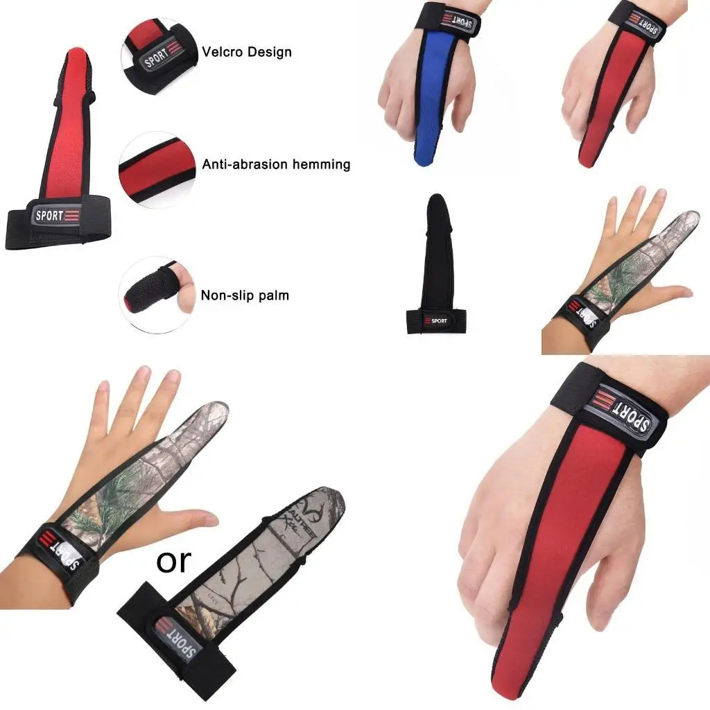 

Y1UC AntiSlip Fishing Casting Glove Single Finger Stall Protectors Outdoor Protective Gloves for Sea Fly Carps Fishing