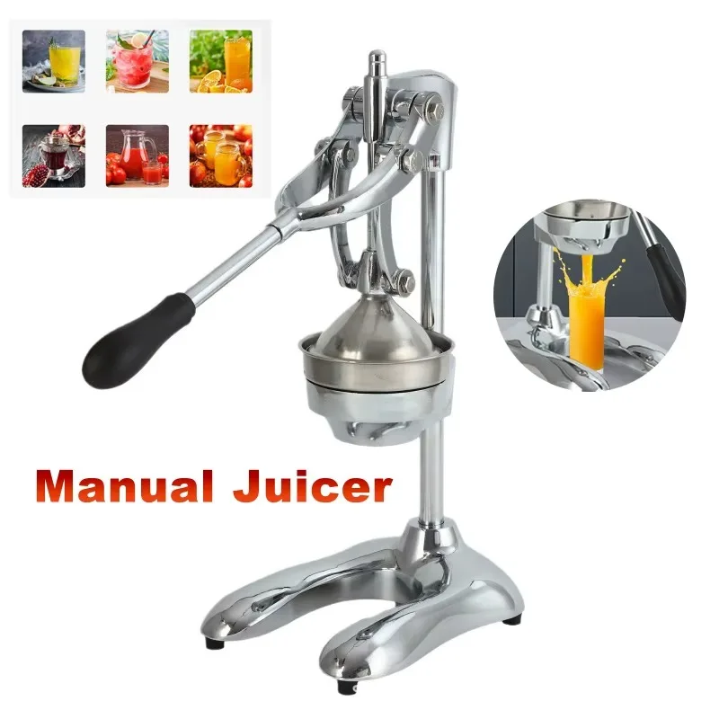 Citrus Juicer Hand Press Juicer Manual Fruit Juicer Heavy Duty Orange and Lime Squeezer Press Stand for Lemon Lime Pomegranate