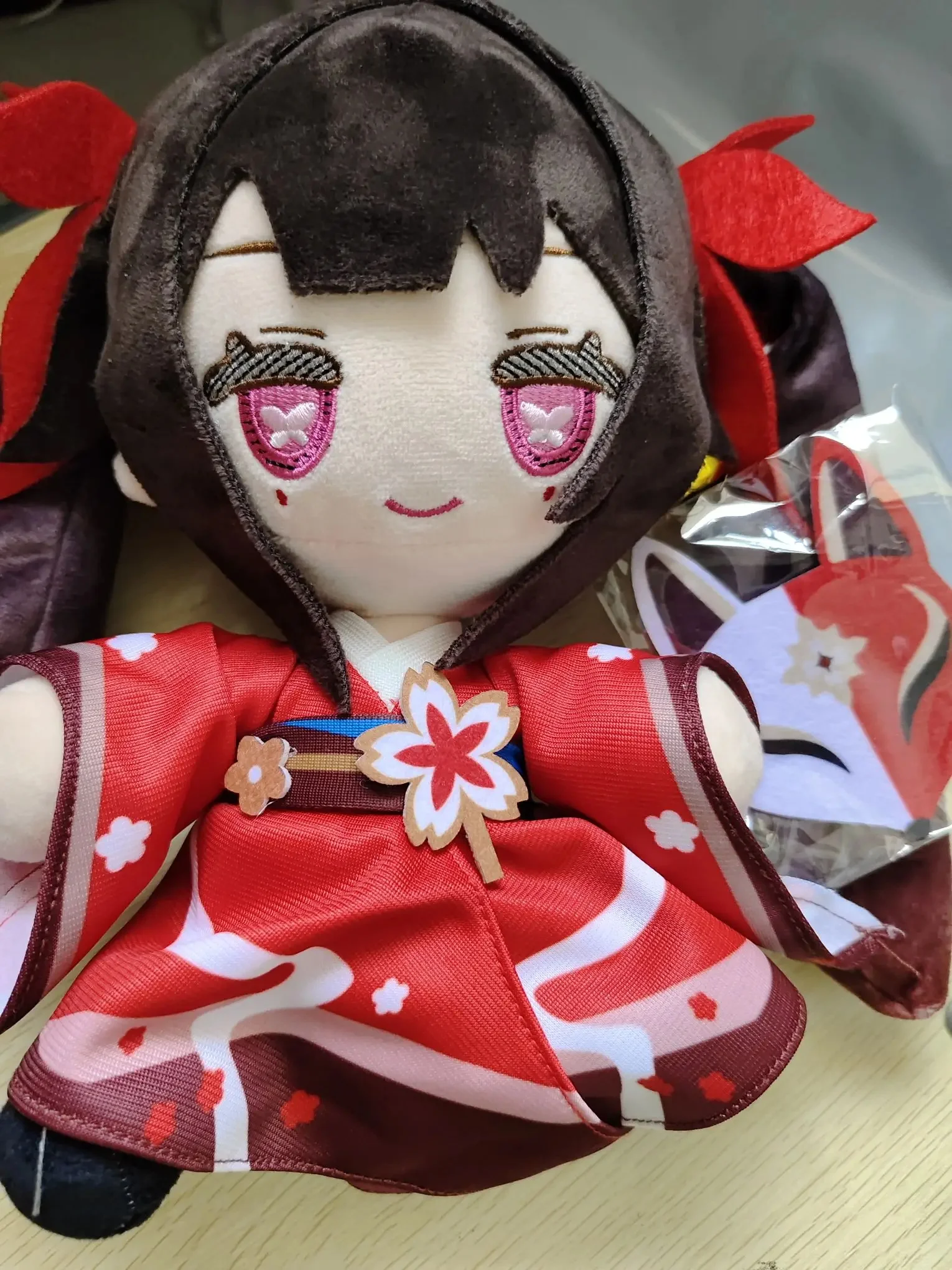 Fumo Girl Honkai: Star Rail Spakle Game, Linda almohada de dibujos animados de felpa de 20cm, Cosplay, regalo de cumpleaños y Navidad