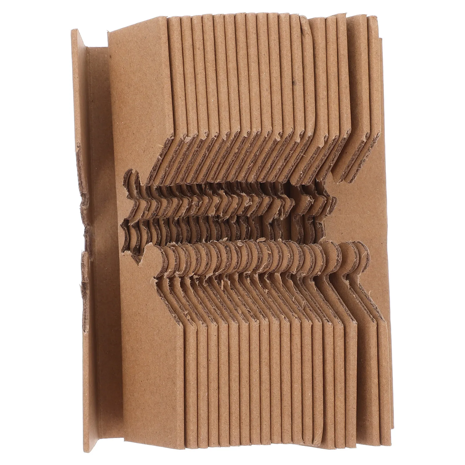 20Pcs Lock Buckle Paper Corner Guards Three Sided Packaging Edge Protectors Shipping Box Corner Protectors Carton Panel Moving