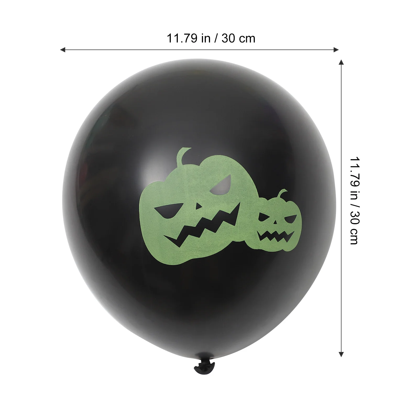 

100 Pcs Fluorescent Glow in the Dark Latex Balloons Halloween Party Supplies Pumpkin Decorations Premium Material Bright