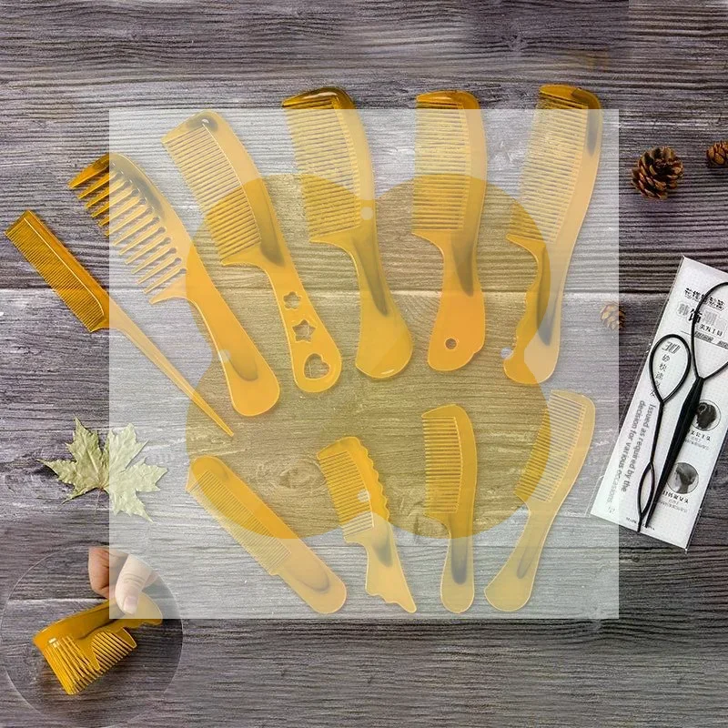 10Pcs Plastic Hair Comb Set Anti Static Detangling Combs Assorted Sizes And Styles For All Hair Types